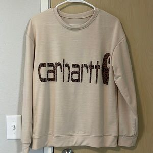 Women’s Carhartt leopard print crewneck